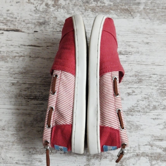 ⚀Sz 2 Toms Red White Stripe Nautical - Picture 7 of 11